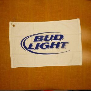 White Bud Light Towel